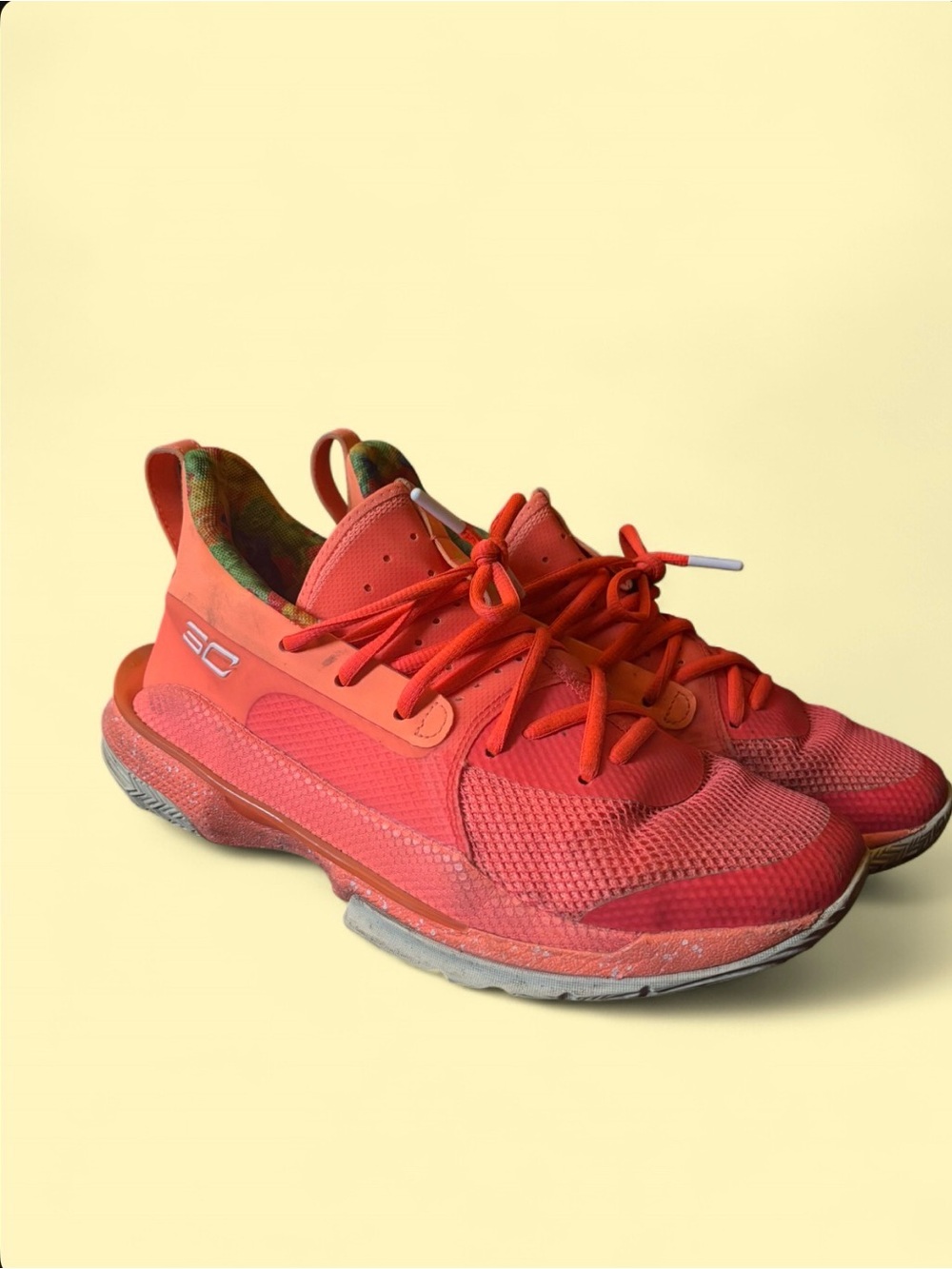 Under Armour Curry 7 'Sour Patch Kids' Basketball Sneakers